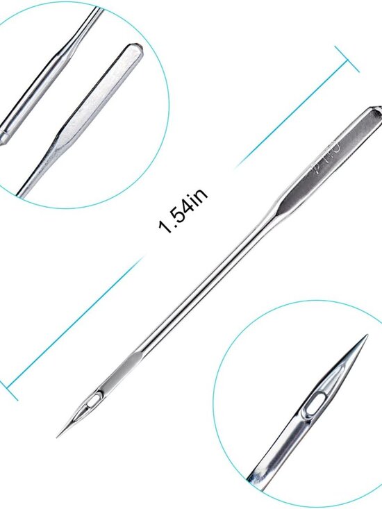 Durable Universal Sewing Needles - Complete 50 PCS Set with Storage Tubes - Picture 3 of 7